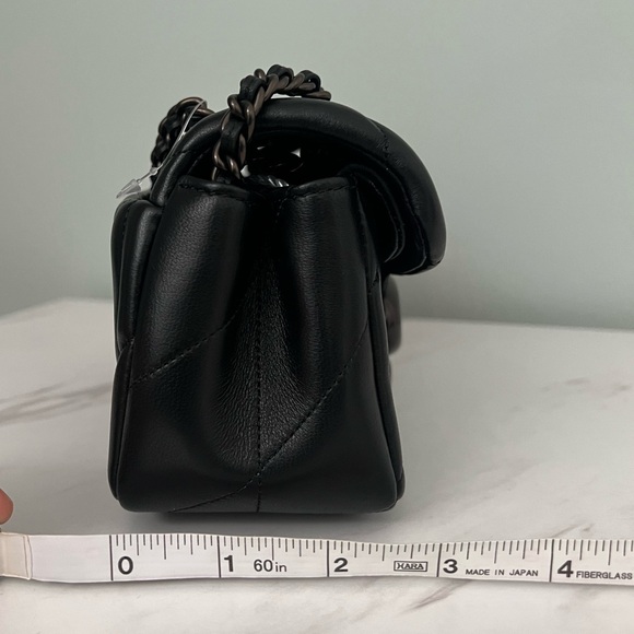 ✨NWT | Coach Quilted Pillow Tabby 20 in Black Nappa Leather and Pewter hardware - Picture 9 of 11